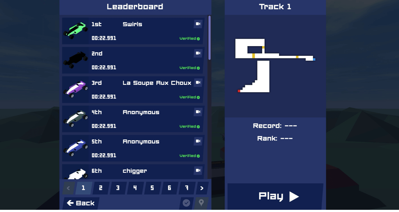 PolyTrack - Compete on the Leaderboards